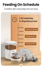 Load image into Gallery viewer, Smart Pet Food Dispenser – Automatic Wi-Fi Feeder for Dogs &amp; Cats
