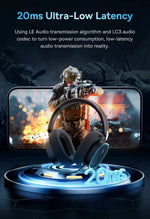 Load image into Gallery viewer, Baseus GH02 Wireless Gaming Headphones - RGB &amp; Bluetooth 5.3

