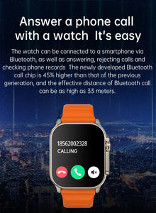 T900 Ultra 2 Smartwatch 49mm – Bluetooth Calls, NFC & Wireless Charging