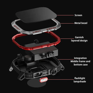 2024 Outdoor Smartwatch with Fitness Tracker & Bluetooth Calls