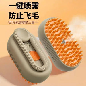 Pet Spray Grooming Comb – De-shedding & Styling Tool for Dogs and Cats