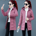 Load image into Gallery viewer, Women&#39;s Parka Ultralight Slim Down Jacket Autumn Winter Hooded Cotton Coat
