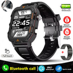 Load image into Gallery viewer, Men’s Waterproof Smartwatch with Bluetooth Calls &amp; Fitness Tracking
