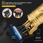 Load image into Gallery viewer, T9 Vintage Electric Hair Trimmer for Men – Rechargeable &amp; Stylish
