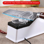Load image into Gallery viewer, Electric Knife Sharpener – 5-Second Fast Sharpening &amp; Polishing Tool for All Kitchen Knives
