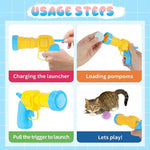 Load image into Gallery viewer, Interactive Cat Toy - Plush Ball Launcher for Indoor Play

