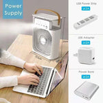 Load image into Gallery viewer, 3-in-1 Portable Air Cooler, Humidifier &amp; LED Night Light
