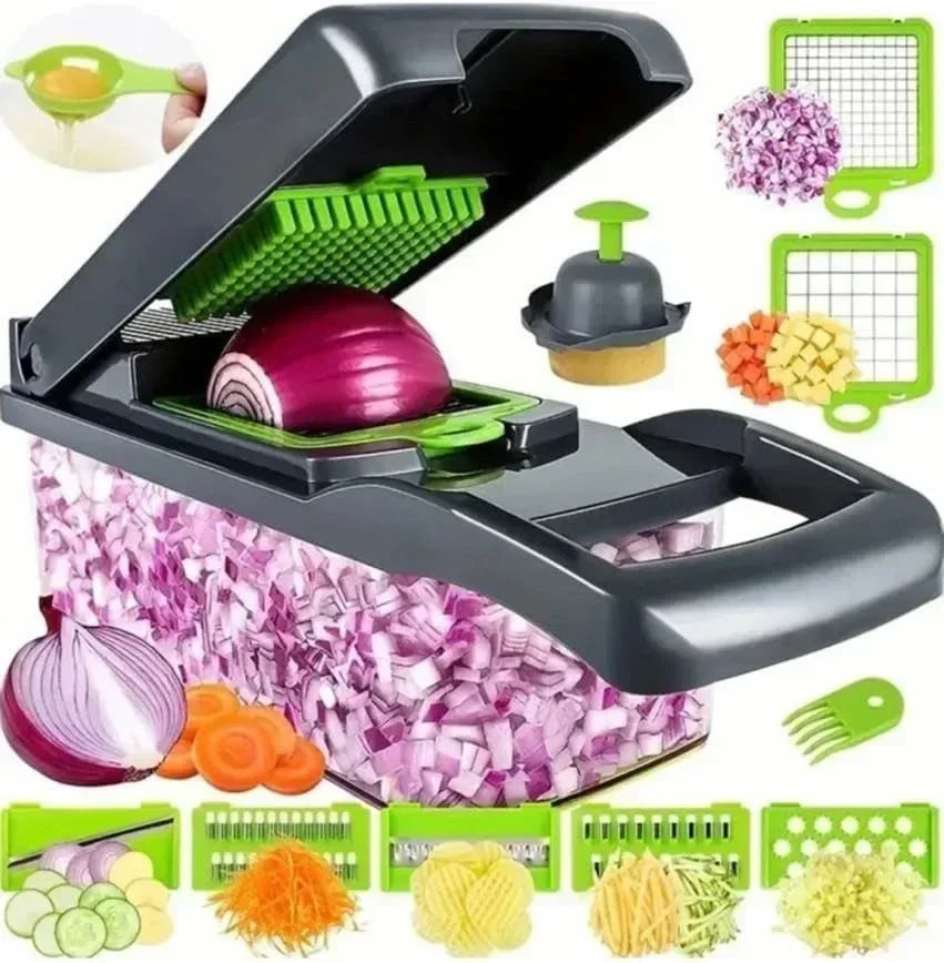 16-in-1 Vegetable Chopper & Slicer for Kitchen Essentials