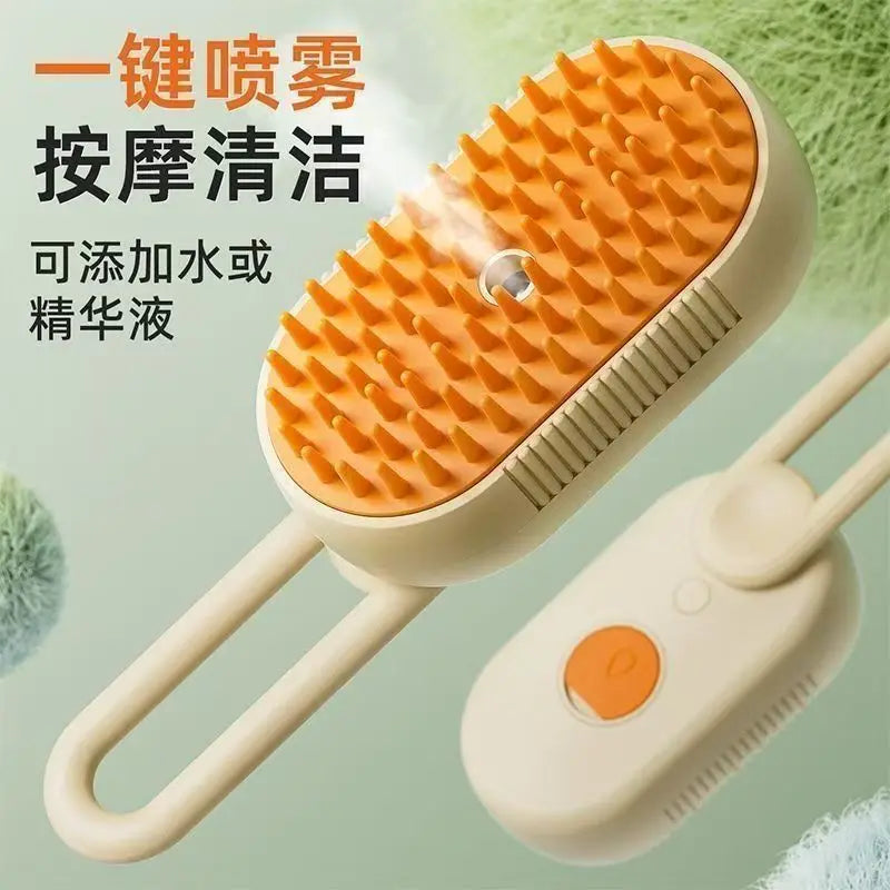 Pet Spray Grooming Comb – De-shedding & Styling Tool for Dogs and Cats