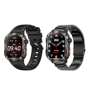 2024 Outdoor Smartwatch with Fitness Tracker & Bluetooth Calls