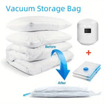 Load image into Gallery viewer, Mini Electric Vacuum Pump – Compression Sealer for Clothes &amp; Food Storage Bags | Space-Saving Organizer
