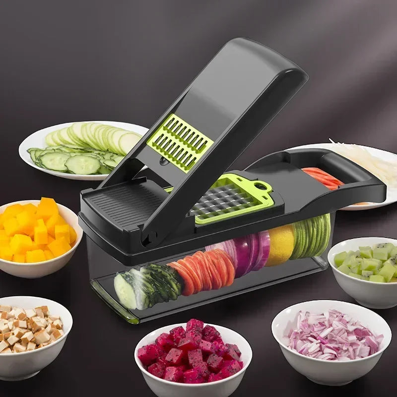 16-in-1 Vegetable Chopper & Slicer for Kitchen Essentials