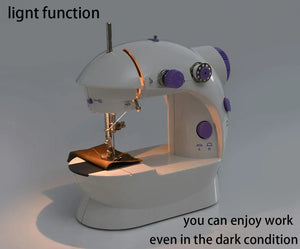 Compact Sewing Machine 202 – With Built-in Light, Cutter & Pedal | Ideal for Beginners