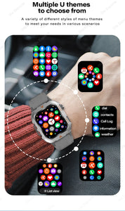Men’s Waterproof Smartwatch with Bluetooth Calls & Fitness Tracking