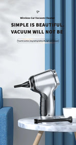Load image into Gallery viewer, Portable Wireless Car Vacuum – 4-in-1 Handheld Cleaner with Powerful Suction for Home &amp; Auto
