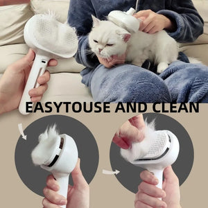 Pet Spray Grooming Comb – De-shedding & Styling Tool for Dogs and Cats