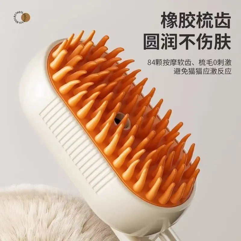 Pet Spray Grooming Comb – De-shedding & Styling Tool for Dogs and Cats