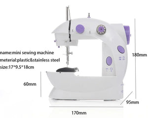 Compact Sewing Machine 202 – With Built-in Light, Cutter & Pedal | Ideal for Beginners