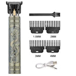 Load image into Gallery viewer, T9 Vintage Electric Hair Trimmer for Men – Rechargeable &amp; Stylish
