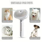 Load image into Gallery viewer, Pet Hair Remover Comb with Spray – Grooming Tool for Dogs &amp; Cats with Built-in Mist Function
