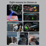 Load image into Gallery viewer, 2024 Outdoor Smartwatch with Fitness Tracker &amp; Bluetooth Calls
