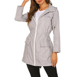 Load image into Gallery viewer, Women&#39;s Lightweight Raincoat Outdoor Waterproof Hooded Jacket
