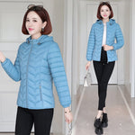 Load image into Gallery viewer, Women&#39;s Parka Ultralight Slim Down Jacket Autumn Winter Hooded Cotton Coat
