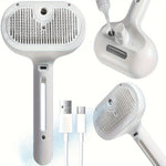Load image into Gallery viewer, Pet Hair Remover Comb with Spray – Grooming Tool for Dogs &amp; Cats with Built-in Mist Function
