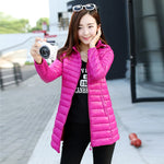 Load image into Gallery viewer, Women&#39;s Parka Ultralight Slim Down Jacket Autumn Winter Hooded Cotton Coat

