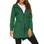 Load image into Gallery viewer, Women&#39;s Lightweight Raincoat Outdoor Waterproof Hooded Jacket
