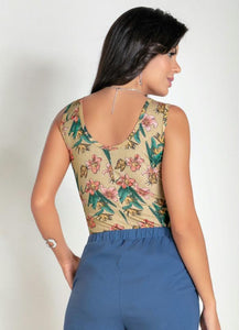 Floral Sleeveless Joanita Bodysuit