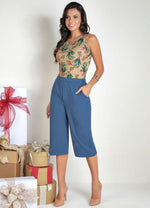 Load image into Gallery viewer, Floral Sleeveless Joanita Bodysuit
