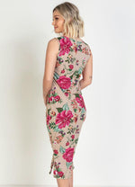 Load image into Gallery viewer, Floral Evangelical Fashion Dress With Ruffle
