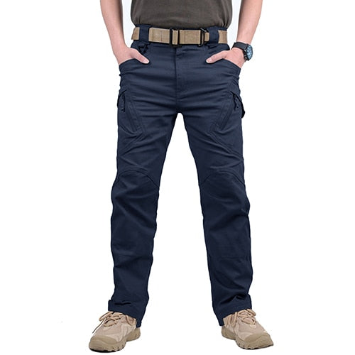 Men's Casual Pants with Multiple Pockets