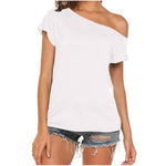 Load image into Gallery viewer, Fashion Off Shoulder T-Shirt Casual
