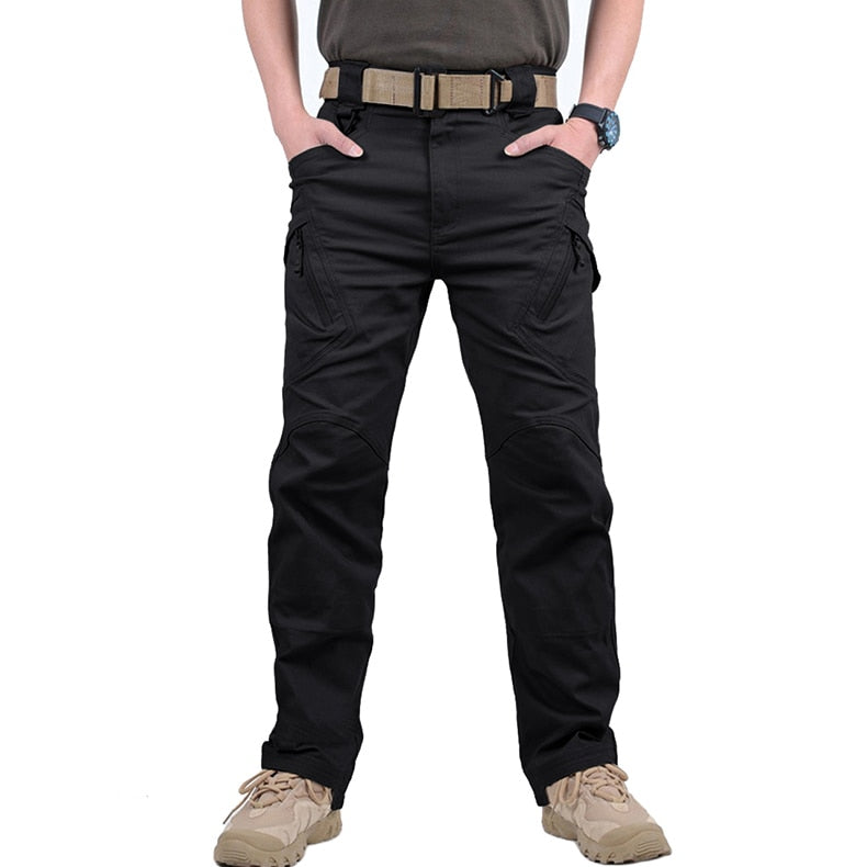 Men's Casual Pants with Multiple Pockets