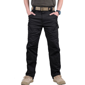 Men's Casual Pants with Multiple Pockets