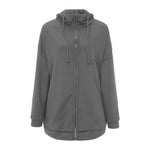 Load image into Gallery viewer, Women&#39;s Wool Jacket with Hood and Zipper
