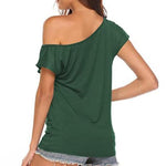 Load image into Gallery viewer, Fashion Off Shoulder T-Shirt Casual
