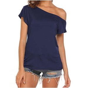 Fashion Off Shoulder T-Shirt Casual