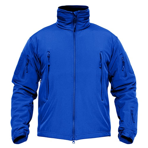 Men's Windproof Jacket with Zipper and Waterproof