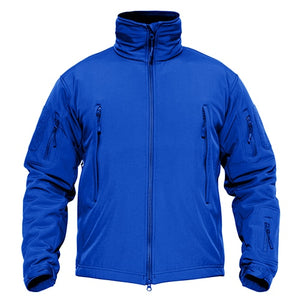 Men's Windproof Jacket with Zipper and Waterproof