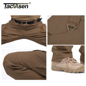 Men's Casual Pants with Multiple Pockets