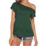 Load image into Gallery viewer, Fashion Off Shoulder T-Shirt Casual
