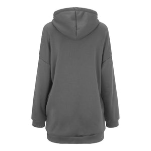Women's Wool Jacket with Hood and Zipper