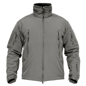 Men's Windproof Jacket with Zipper and Waterproof