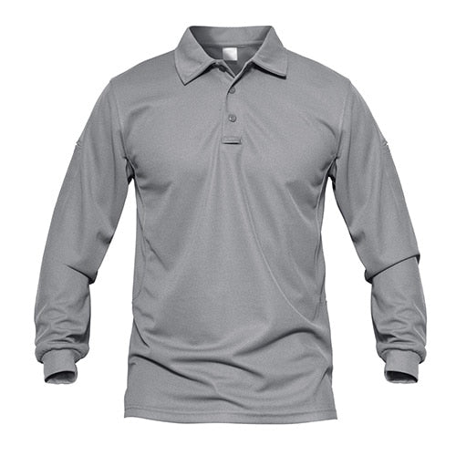 Men's Long Sleeve Polo Shirt