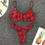 Load image into Gallery viewer, Sexy Leopard Printed Micro Bikini Set Women
