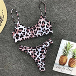 Load image into Gallery viewer, Sexy Leopard Printed Micro Bikini Set Women
