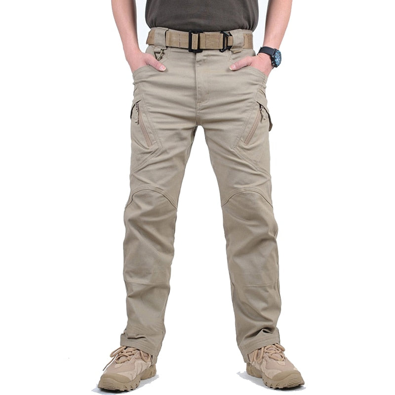 Men's Casual Pants with Multiple Pockets